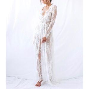 Custom Made Lace Robe